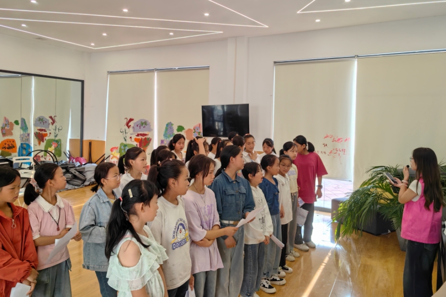 山東大學(xué)“助力黔行”志愿服務(wù)隊(duì)開展結(jié)營儀式彩排活動