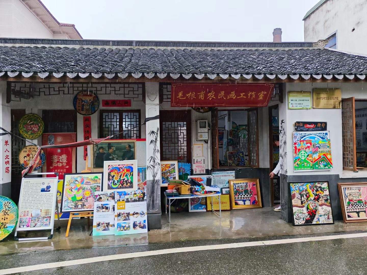朝陽實(shí)踐團(tuán)隊(duì)|探索非遺文化-感受農(nóng)民畫的美麗