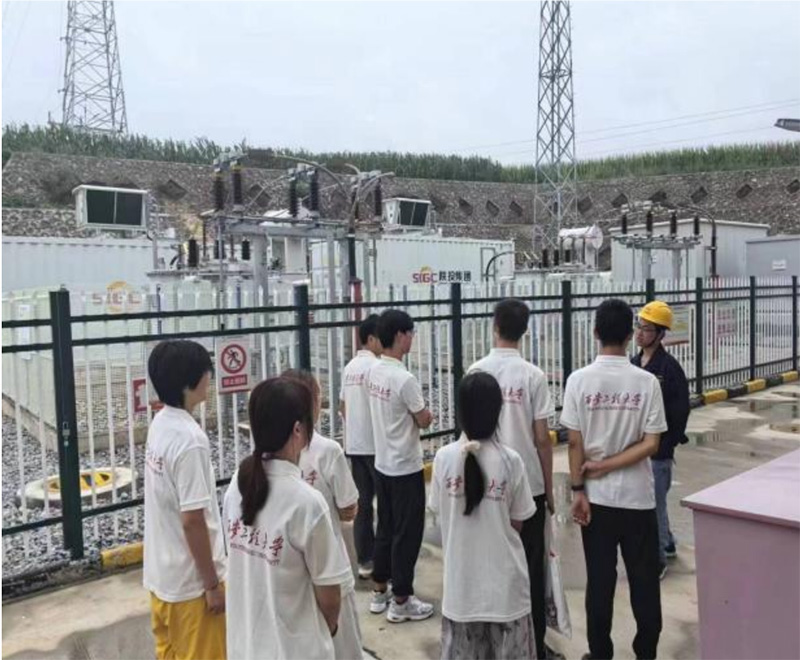 “點(diǎn)亮未來，電亮夢想”暑期社會實踐團(tuán)隊赴永壽利民風(fēng)電場參觀學(xué)習(xí)