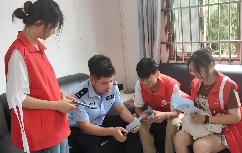 攜手西江派出所，共筑反詐防火墻